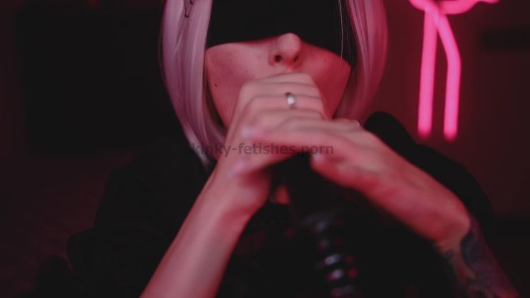 MyKinkyDope - BBC Nier Automata Cosplay BBC Blowjob