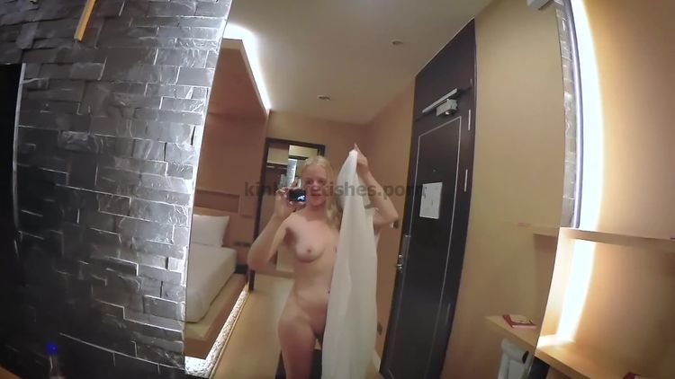 Video online Alexandra Codefuck - After Shower Blonde Russian Teen Dirty Talk & Masturbate