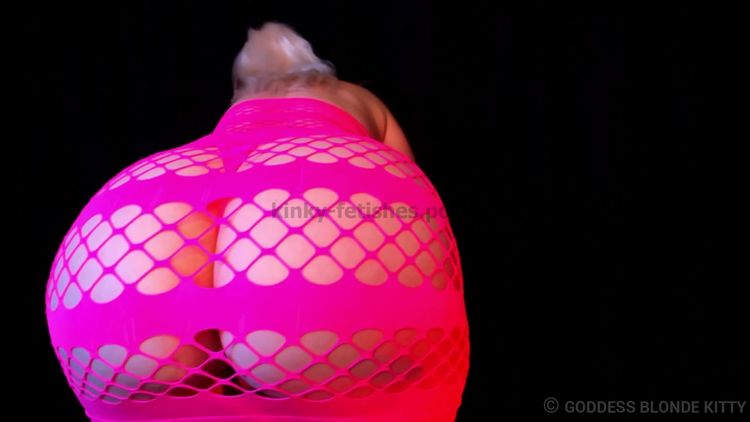 Video online Goddess Blonde Kitty - Neon Ass Worship JOI