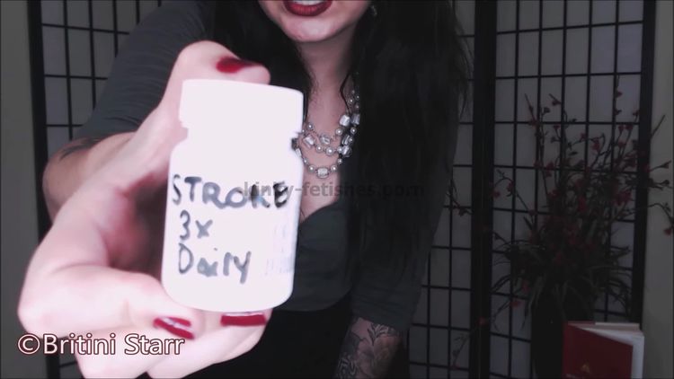 Video online Britini Starr - Stroking Addiction Therapist - Instructions