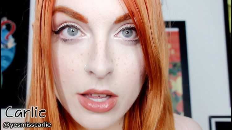 Carlie – Bed Time Trance – Femdom, Redheads