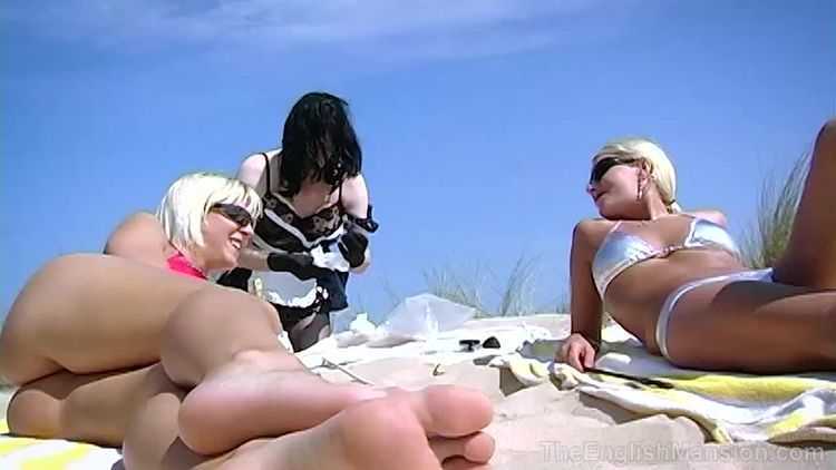 The English Mansion – Beach Maid – Part 2 –  Lady Natalie Black and Mistress Vixen  – Forced Fem, Smoking