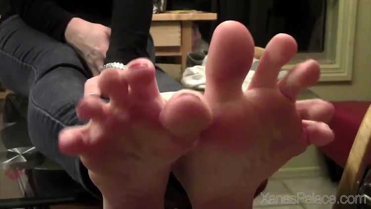 Xana’s Foot Fantasies – Savannah’s Hot Worn Dirty Whites – Foot Licking, Foot Play