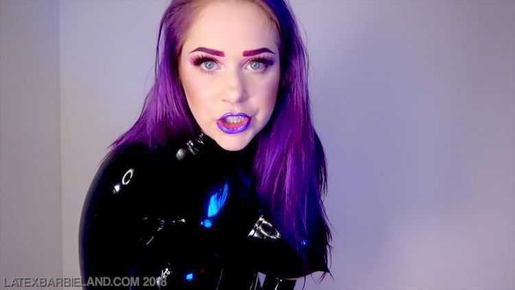 Latex Barbie – Liquid Latex Chastity Dare – Locked Dick, Female Domination