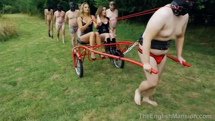 The English Mansion – High Protocol Gala Pt2 – Racing and Whipping (Complete Movie) – Humiliation, TheEnglishMansion