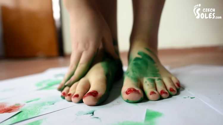 Czech Soles – Foot And Soles Painting And Soleprints – Footworship, Foot Teasing