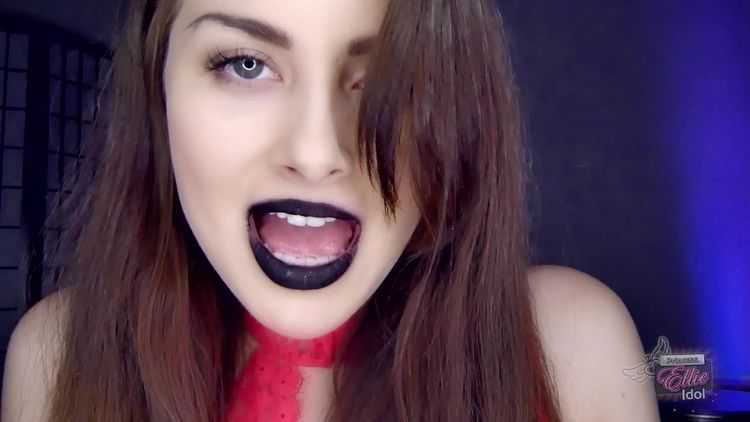 Princess Ellie Idol – DARK LIPSTICK CONTROL – Teeth Fetish, Femdom