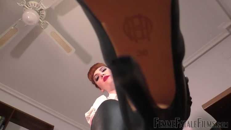 Femme Fatale Films – Miss Zoe – Office Foot Slave Complete – Footworship – Bootworship, Shoeslicking