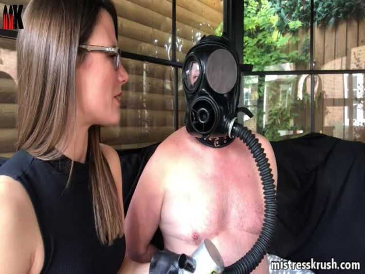 Mistress Krush’s – Forced gasmask smoking – Hot Femdom – Smoke Fetish, Smother