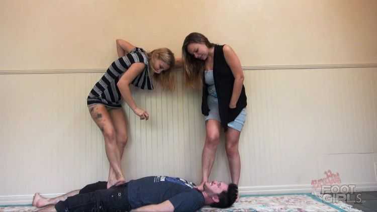 Bratty Foot Girls – Heather T, Mariah – Breaking His Balls – Ballbusting – Femdom, Footdom