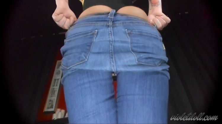 Worship Violet Doll – JOI in Jeans – Ass Worship, Tease & Denial