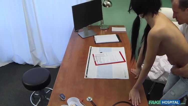 Angie Moon - Teen Brunette Examination By A Gynecologist