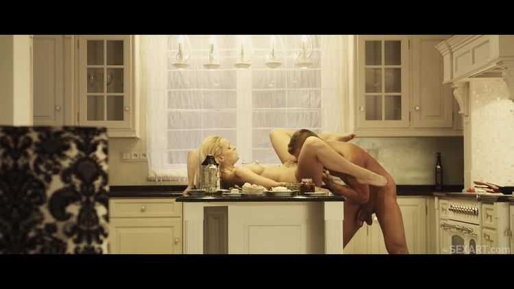 Emma Button - Romantic Sex On Kitchen