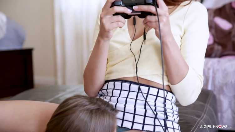 AGirlKnows, LetsDoeIt: Paige Owens, Vanna Bardot - Sexy gamer girls play naughty