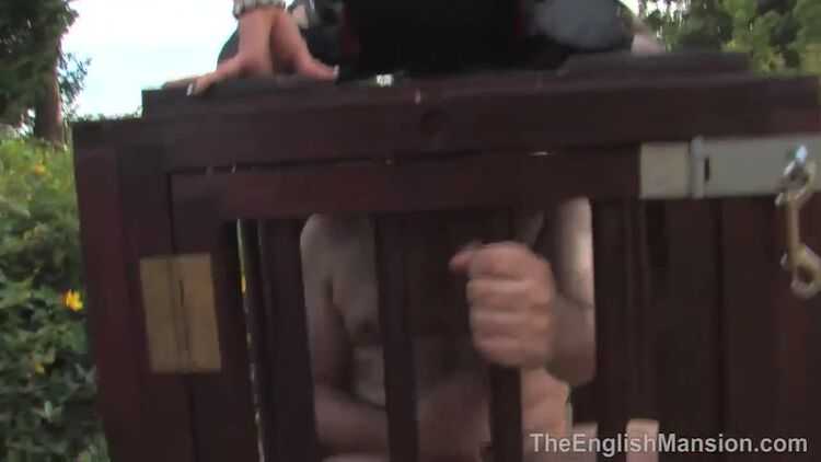 TheEnglishMansion – Caged Cum Guzzler