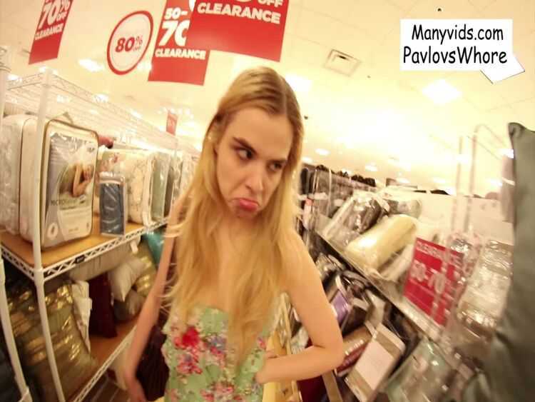 Watch Free Porno Online – ManyVids Webcams Video presents Girl PavlovsWhore – Public Oral and Cumwalk at the Mall