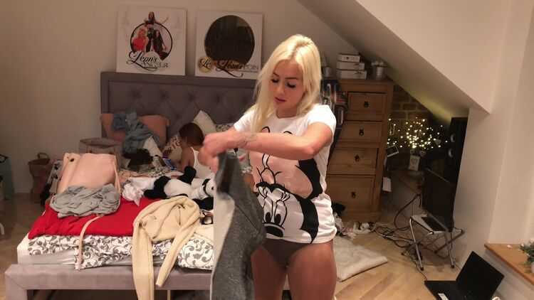 Non Nude Tease of Czech Teens Party Lingerie and Mini Skirts try on at Home