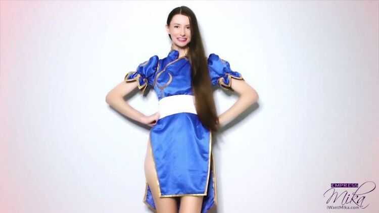 Empress Mika - Ballbusting CBT with Chun Li - Halloween