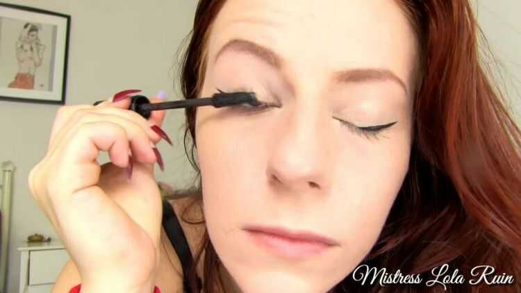 Mistress Lola Ruin - Sissy make up tutorial - Sissification