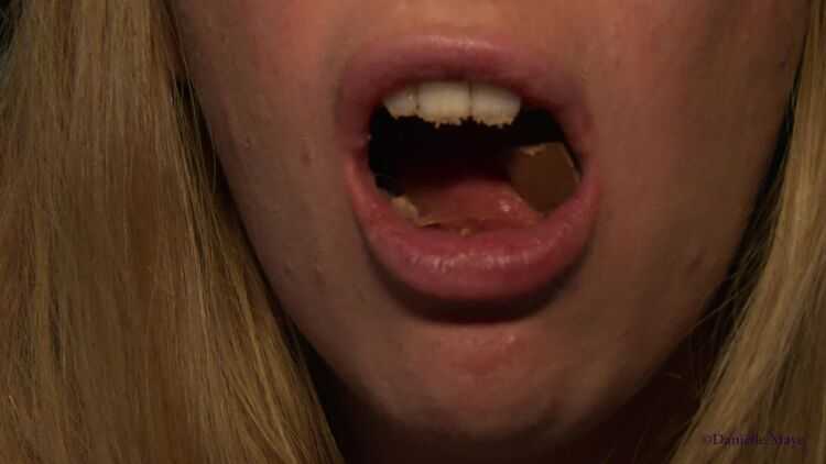 Danielle Maye XXX – Close Up Chocolate Eating