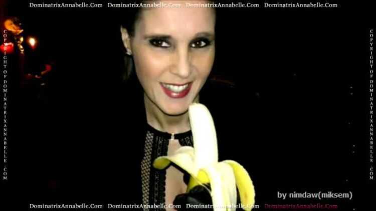 DominatrixAnnabelle – The Banana Challenge – jerkoff on masturbation