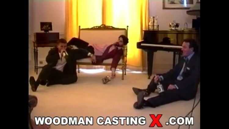 WoodmanCastingX presents Diana Kisabon aka Diana Kisabonyi in BTS – Drunk party with 3 men