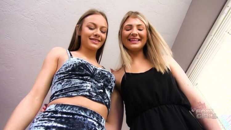 Bratty Foot Girls - Naomi Swann, Maia Evon - Sucks to be you 17 [Foot Worship, Toes Sucking, Double Domination]