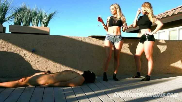 The Mean Girls - Goddess Platinum, Princess Amber - Slave Playground (1080 HD) - Trampling