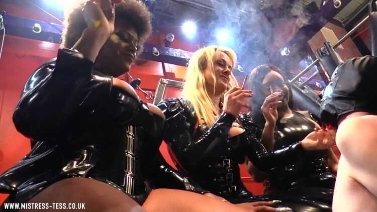 Female Supremacy – Mistress Tess UK Clip Store – Shiny Smoking Ashtray Triple – Mistress Tess, Mistress Myrina and Madame V