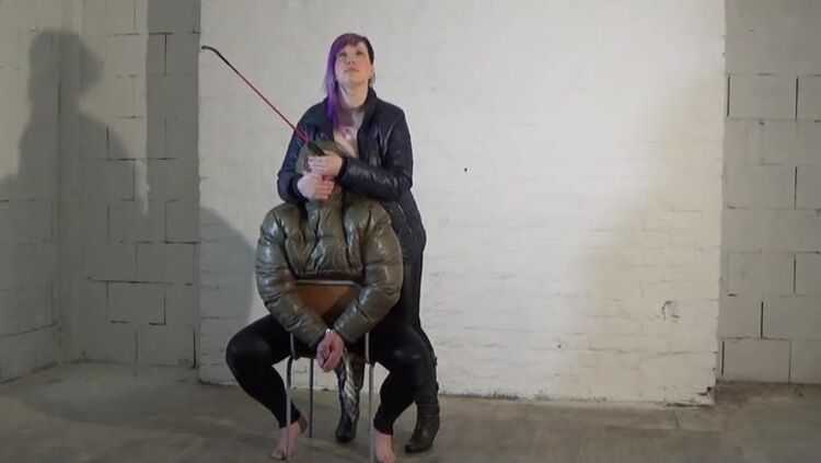 Nylon Clothing – SpandexPlanet Clips Store – Mistress Ella – Jacket reverse plays