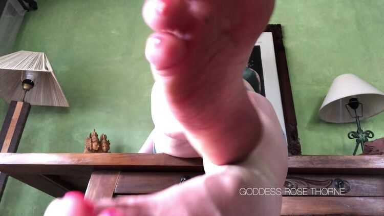 Toes pointing – Goddess Rose Thorne – Dedicate Yourself To My Feet