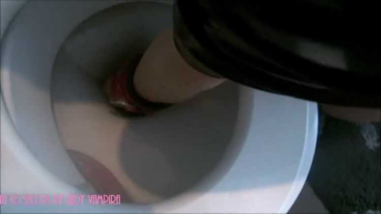 Lady Vampira - Disgust Training for Lady Vampiras Toilet Slave - Humiliation