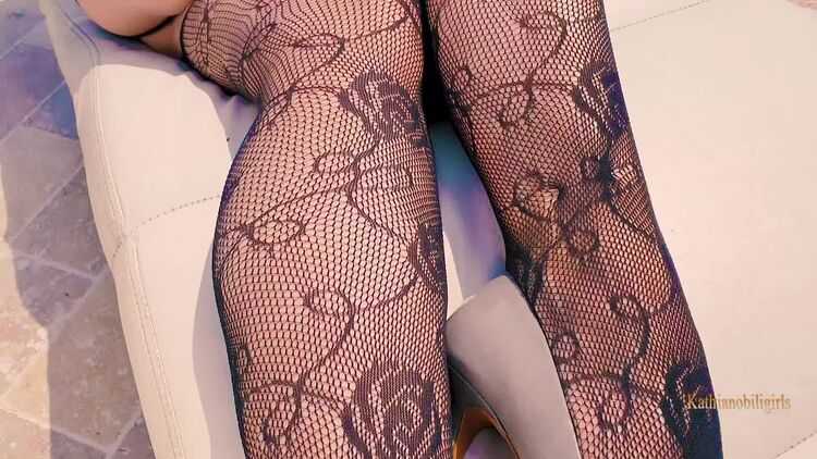 Cock Tease – KathiaNobiliGirls – Most seductive PANTYHOSE CLOTHING tease