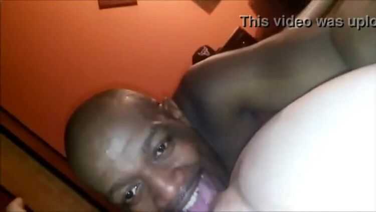 Black guy eats BBW hairy pussy