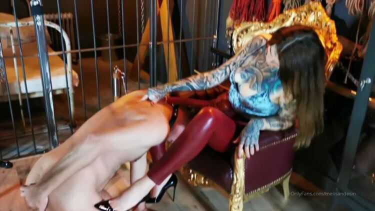 Miss Melisande Sin - Fucking Machine Play With My Toy Boy (720 HD) - Female Domination