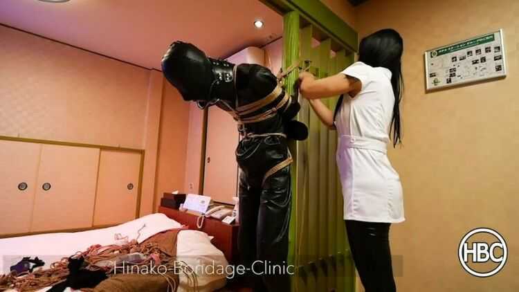 Hinako Bondage Clinic - Leather Suspension Hitachi Forced Orgasm