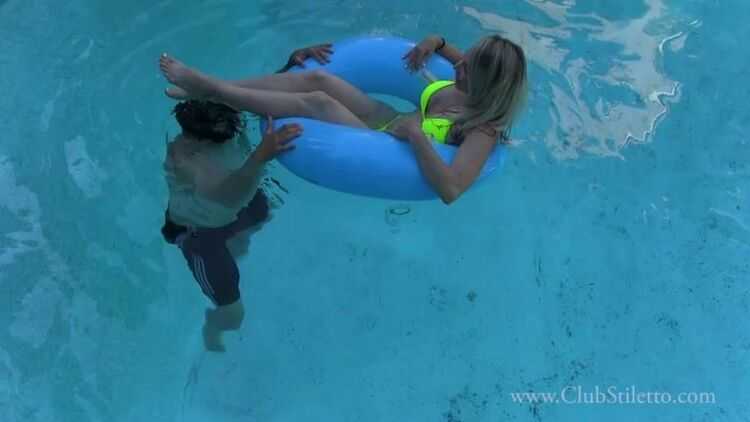 Club Stiletto - Pool Games with Miss Madison - Foot Worship