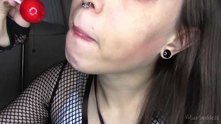 Marigoddess - Messy Drip Lollipop Spit And Drool - Spitting