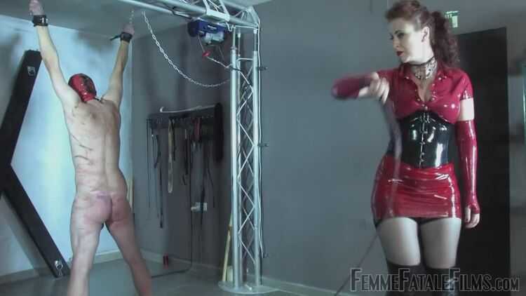 Femmefatalefilms - Mistress Lady Renee - Red Whipping Part 1-2