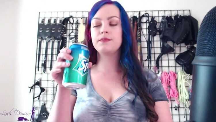 DemonGoddessJ - Soda ASMR with Burping and Humiliation - Brainwash