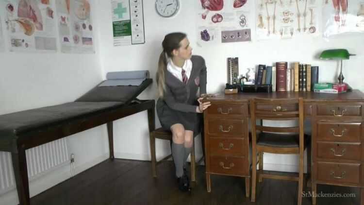 Saint Mackenzie’s: Geeky School Girl Melissa Plays with a Stethoscope While Stripping Off Her Uniform [updated: 2021-02-14]