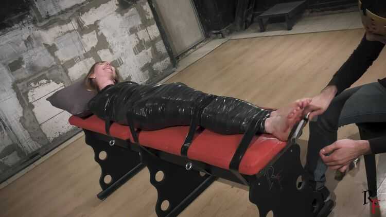 Tickle feet – Russian Fetish – Mummification, tickling and a little foot torture for Katrina’s soles