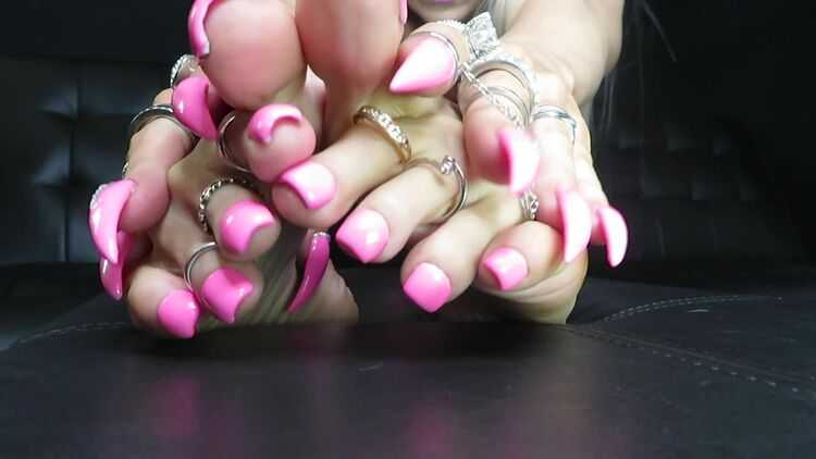 Pedicure feet – Britteni Feet – Pink Toes in your Face JOI