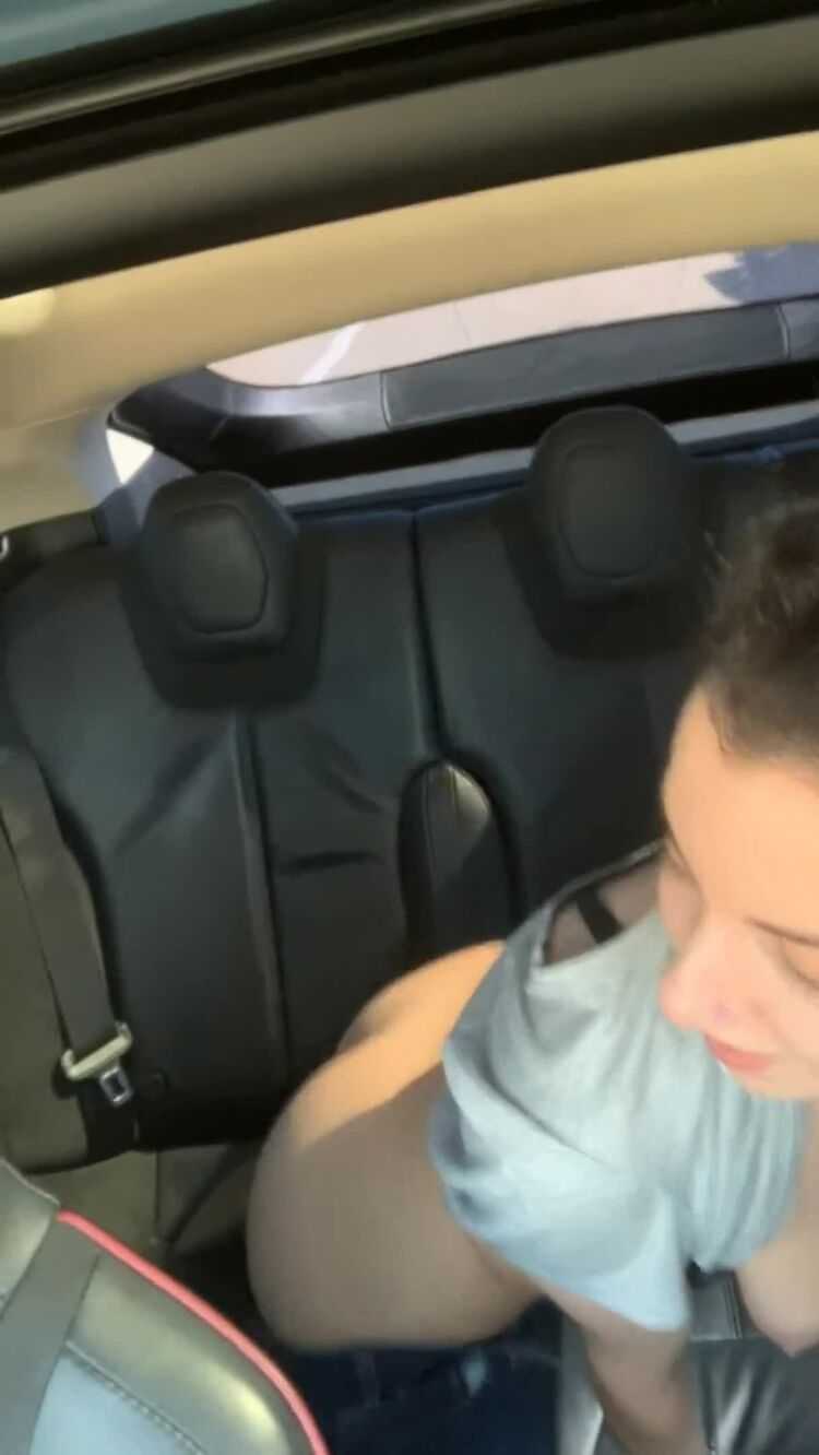 Hot teen web in a uber