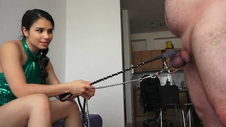 Extreme Domination – MAGYAR MISTRESS MIRA – REDUNDANT BODY PART – INHUMAN BALLS WHIPPING IN VISE TILL HIS TESTICLES BECOME BLACK