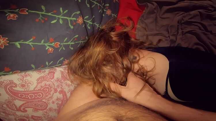 OMG My Silky Ginger Hair Got A Full Load of Cum  Long Red Hairjob Cumshot