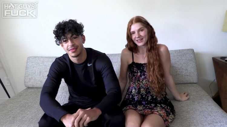 HotGuysFUCK presents NEW STUD TJ CHANDLER GETS REDHEAD JANE ROGERS EYES ROLLING BACK