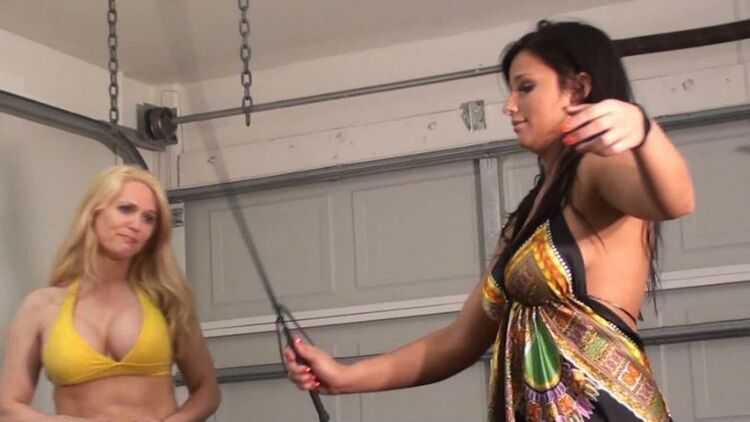 She Punishes - Mikaela, Cassidy - Whipped By Amazons - Femdom spanking