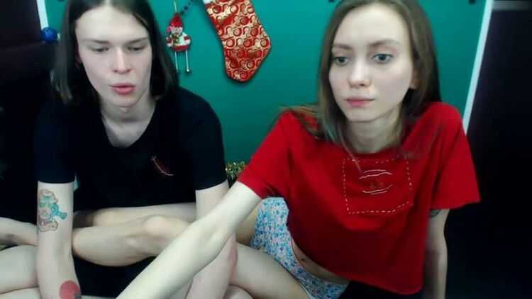 Another one latvian teenage couple Meowy and Cat