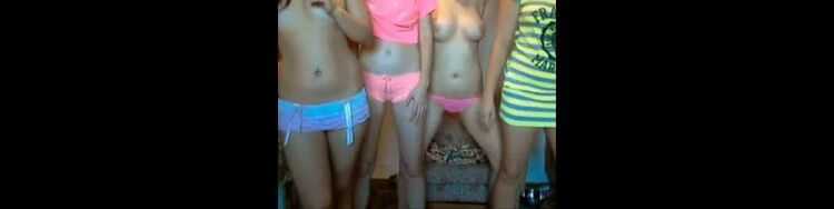 Hot webcam fun among friends